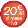 20,95 euro al mese