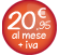 20,95 € al mese